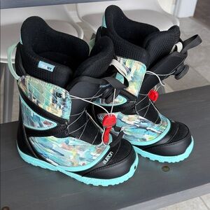 Burton Women's Starstruck Boa Boots - Black and Teal
